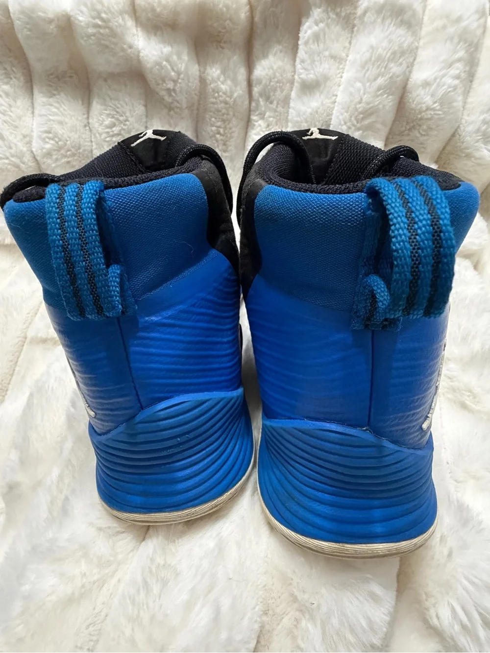 Jordan Ultra.Fly 2 Blue & Black High-Top Sneakers Size 10